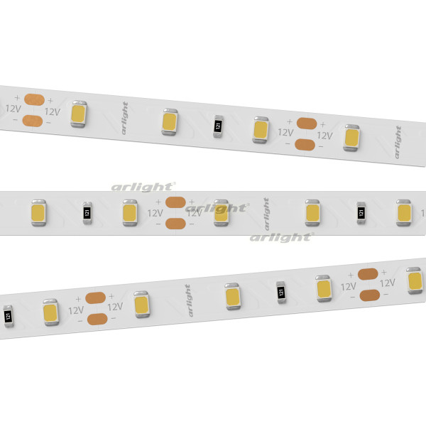Лента Arlight 015702(2) 12v dc 5m 120leds m led strip white warm white cct smd 2835 flexible lamp tape 8mm white double pcb ip20 ip65