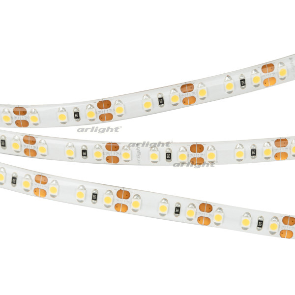 Лента Arlight 014637(2) 12v dc 5m 120leds m led strip white warm white cct smd 2835 flexible lamp tape 8mm white double pcb ip20 ip65