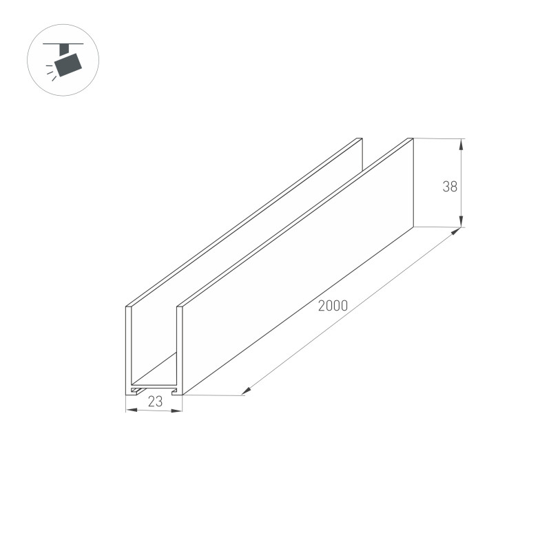 Шинопровод Arlight 033242