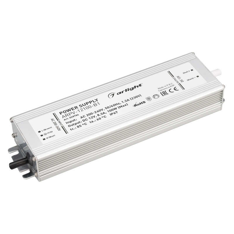 Блок питания Arlight 028786 блок питания arpv 24015 b 24v 0 6a 15w arlight ip67 металл 3 года