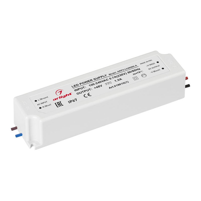 Блок питания Arlight 019010(1) блок питания arpv 24015 b 24v 0 6a 15w arlight ip67 металл 3 года