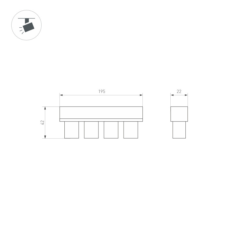 Светильник на шине Arlight 035582