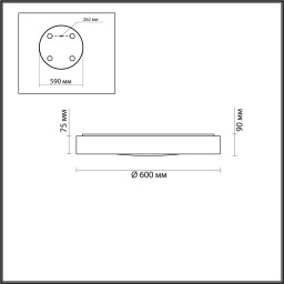 Накладной светильник Odeon Light 4948/60CL