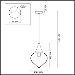 Подвесной светильник Odeon Light 4950/1