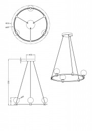 Подвесная люстра Freya FR4005PL-03B1