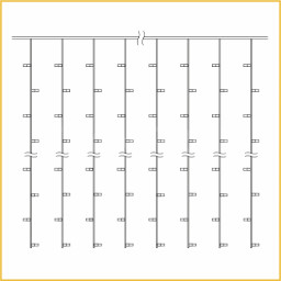 Светодиодный занавес TEAMPROF TPF-C2*6-CB/W