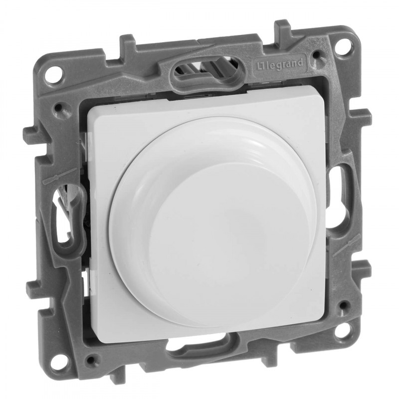 Светорегулятор поворотный без нейтрали 300Вт - Etika - белый Legrand 672219