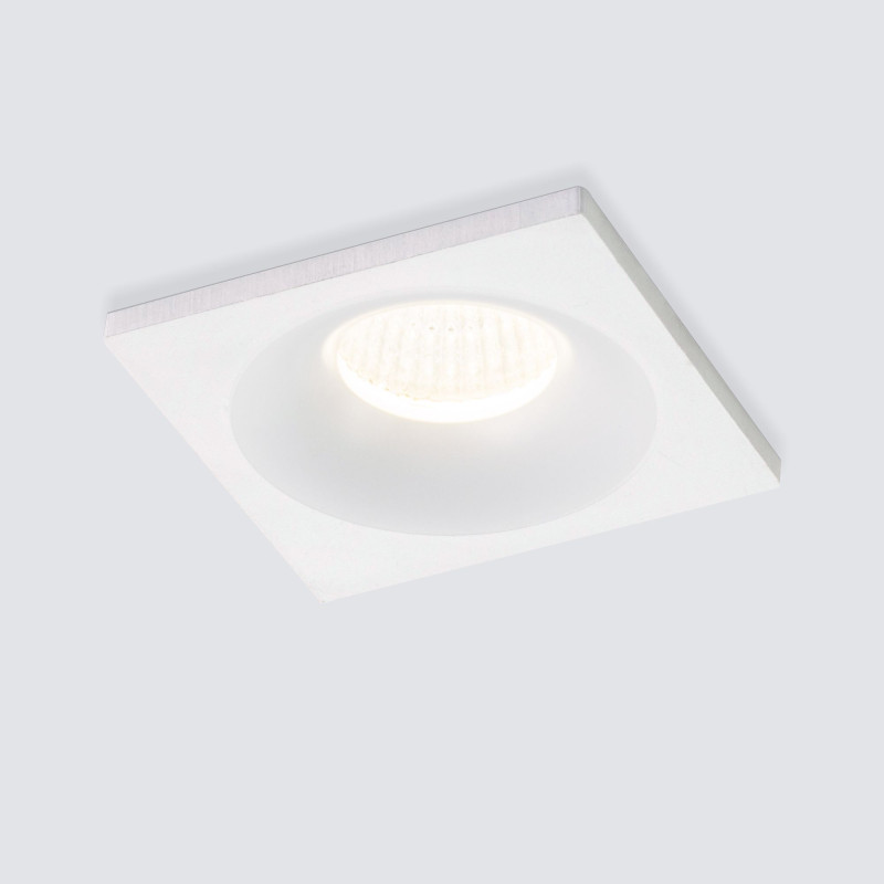 Встраиваемый светильник Elektrostandard 15271/LED 3W WH белый встраиваемый светильник led effect ритейл le сbo 14 040 0759 20д