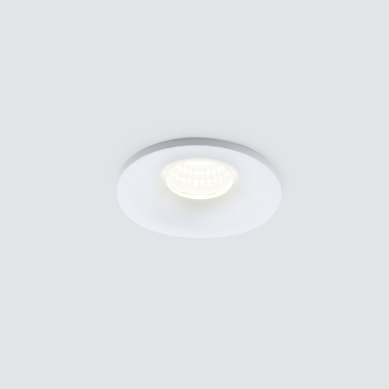 цена Встраиваемый светильник Elektrostandard 15270/LED 3W WH белый