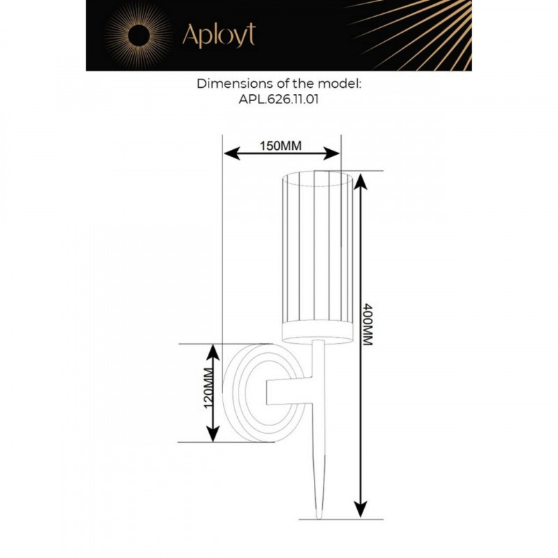 Бра APLOYT APL.626.11.01