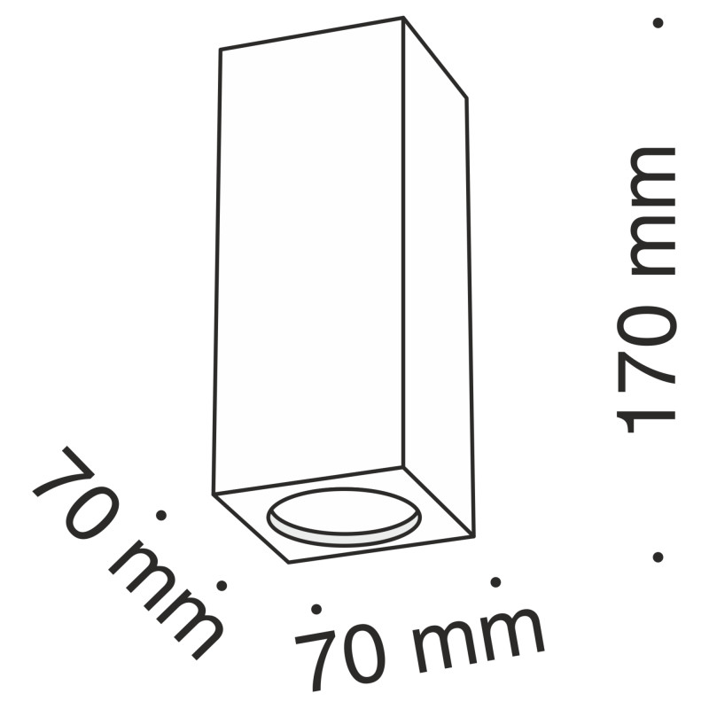 Накладной светильник Maytoni Technical C006CW-01W