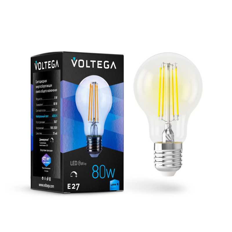 Светодиодная лампа Voltega 5490 пульт для телевизора philips rc242254901834 rc 2422 5490 1834
