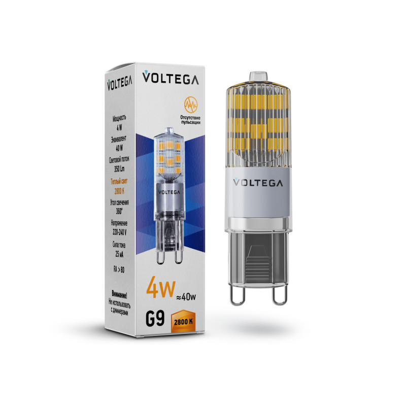 Светодиодная лампа Voltega 7124 пряжа infinity fusion 7124 7024 seagreen