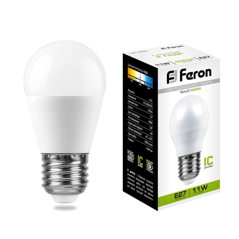 Светодиодная лампа Feron 25950 светодиодная лампа feron 25988