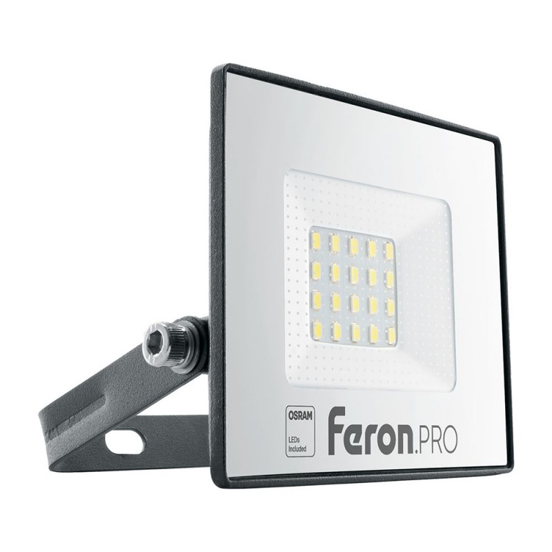Прожектор Feron 41538 светодиодный прожектор feron pro ll 1000 ip65 20w 6400k 41538