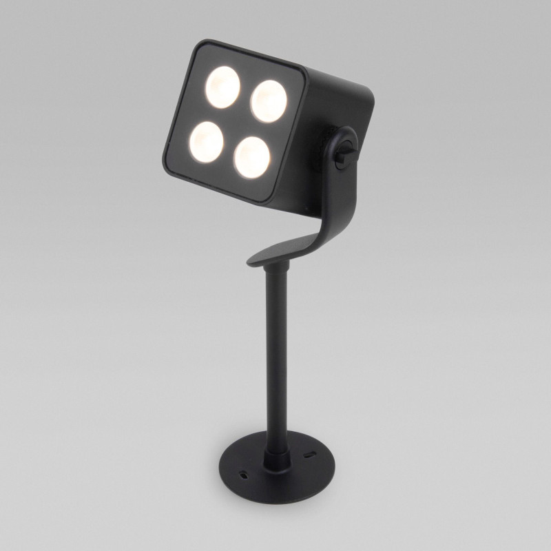 Грунтовый светильник Elektrostandard VISOR LED черный (35142/S) грунтовый светильник elektrostandard visor led черный 35142 s