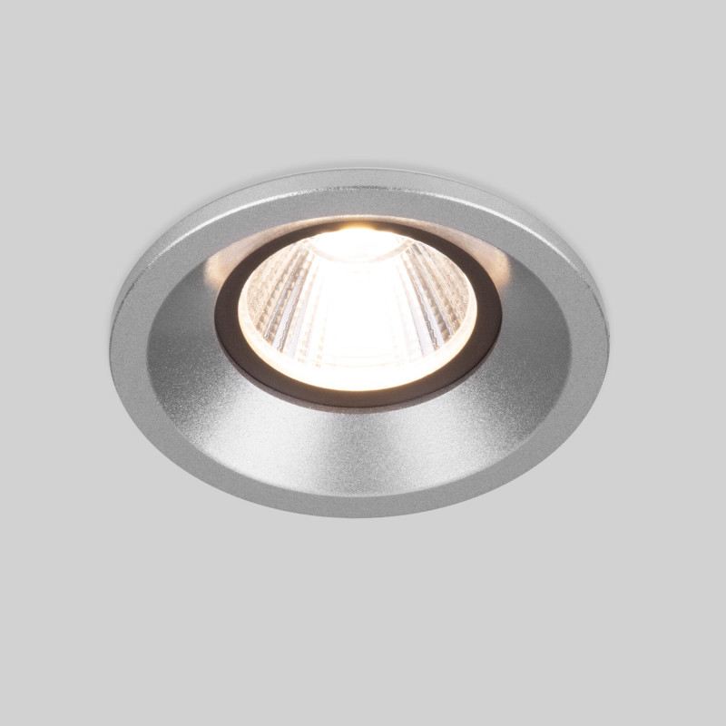 Встраиваемый светильник Elektrostandard 25024/LED 7W 4200K SL серебро подставка для тарелок и разделочных досок на 3 предмета 20×14×14 см серебро