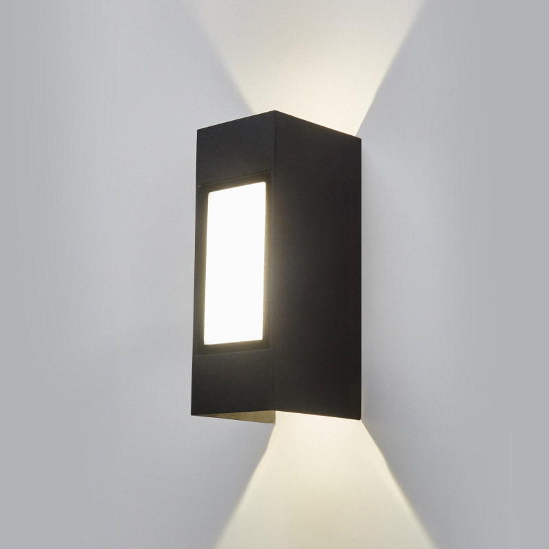 Светильник настенный Elektrostandard 1638 TECHNO LED чёрный держатель для кухонных принадлежностей настенный доляна 5 крючков 28×8×8 см чёрный