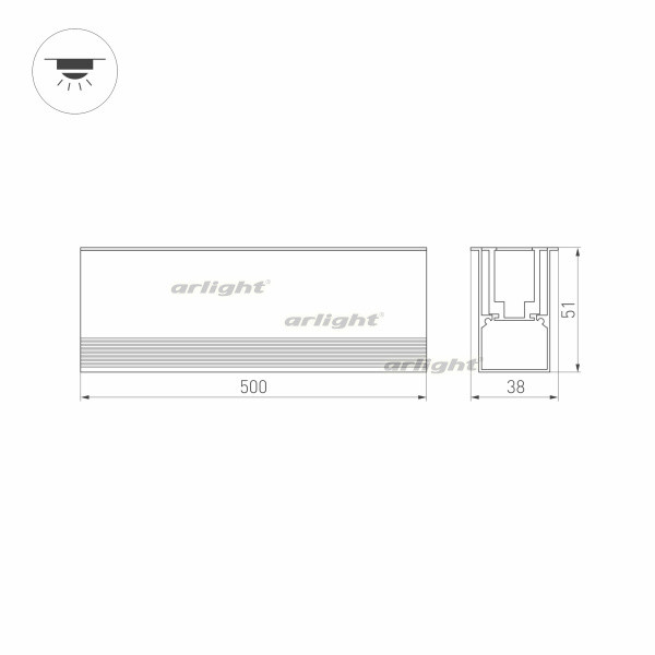 Тротуарный светильник Arlight 024946