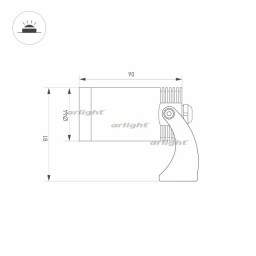 Светильник для фонтанов Arlight 032756