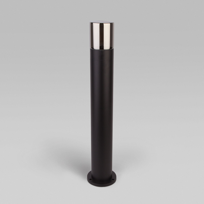 Садово-парковый светильник Elektrostandard Roil (35125/F) чёрный/дымчатый плафон