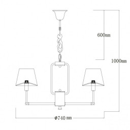 Подвесная люстра MW-Light 355014608