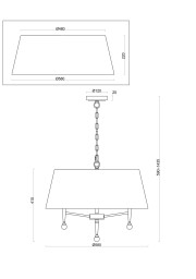 Подвесная люстра Freya FR5190PL-05BS3