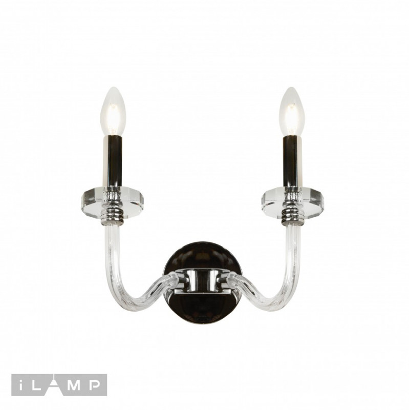 Бра iLamp W9474-2 Nickel настенный светильник ilamp triumph w6119 4 nickel