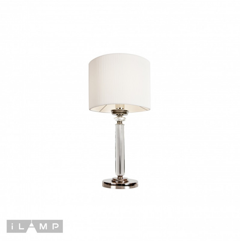 Настольная лампа iLamp T2404-1 Nickel
