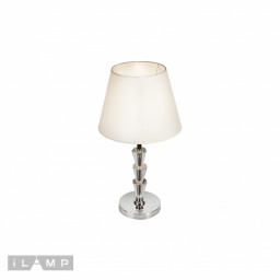 Настольная лампа iLamp T2424-1 Nickel