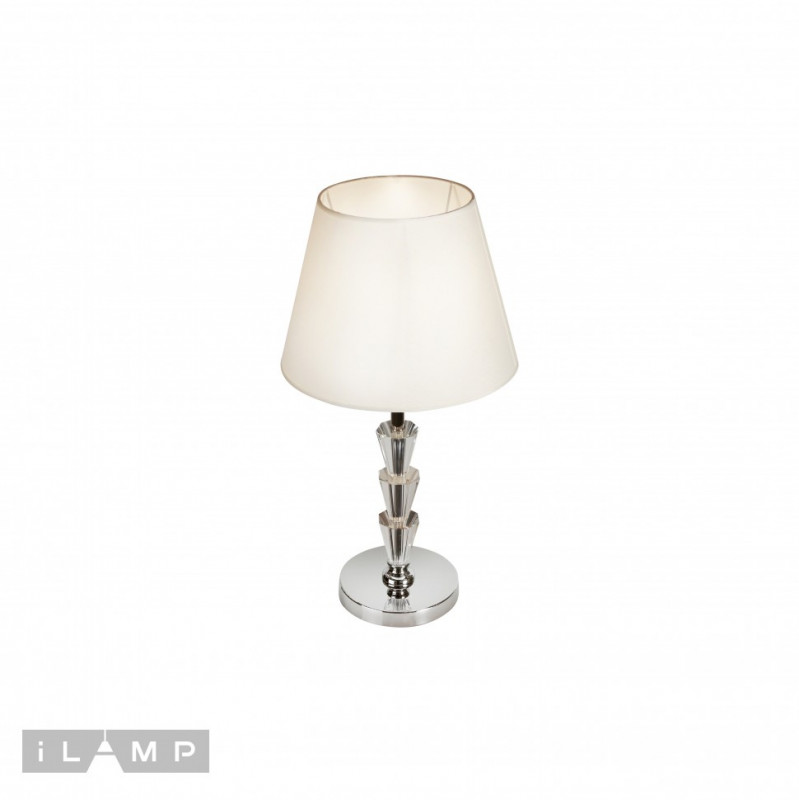 Настольная лампа iLamp T2424-1 Nickel