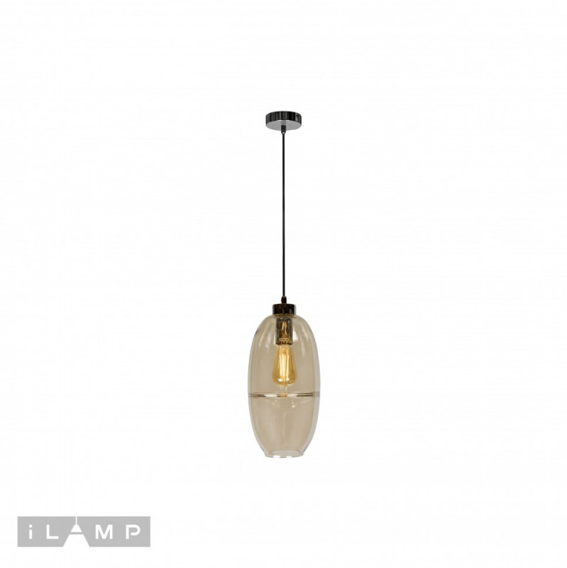 Подвесной светильник iLamp AP9038-1 COG настенный светильник ilamp tribeca 097b 3 matt bronze