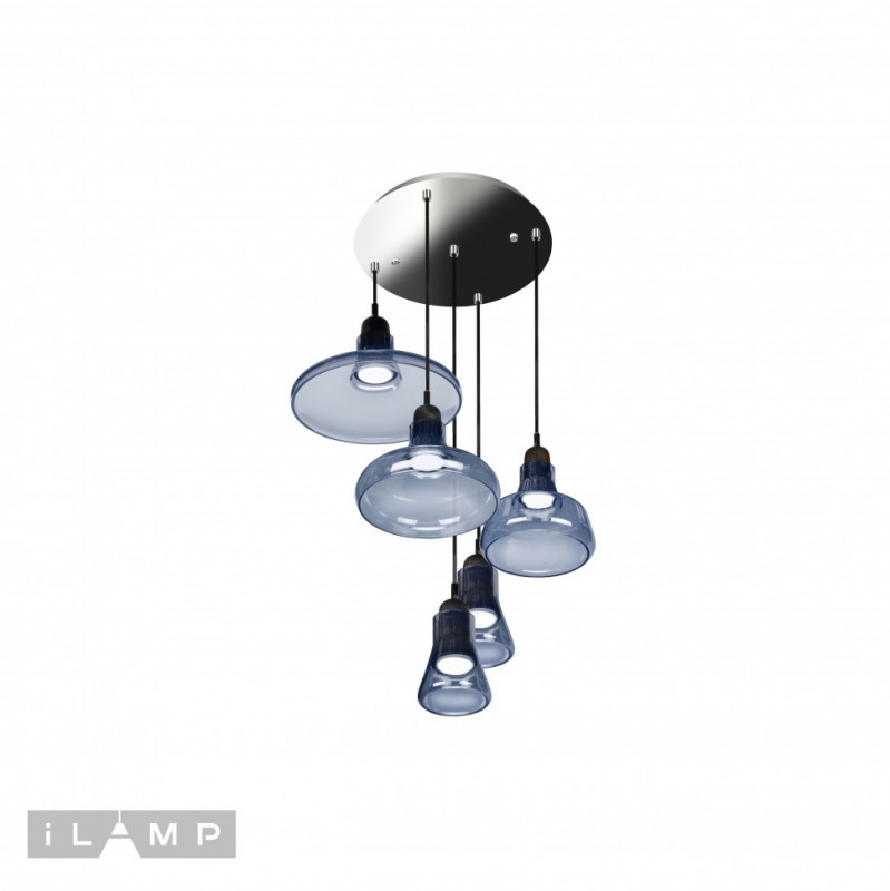 Подвесной светильник iLamp AP9006-5 BL