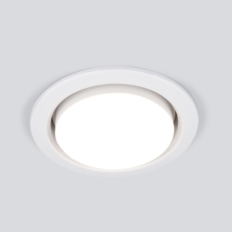 Встраиваемый светильник Elektrostandard 1035 GX53 WH белый точечный светильник elektrostandard 1035 gx53 2 м2 цвет белый