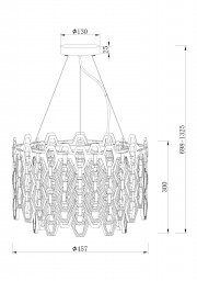 Подвесная люстра Maytoni MOD490PL-07G