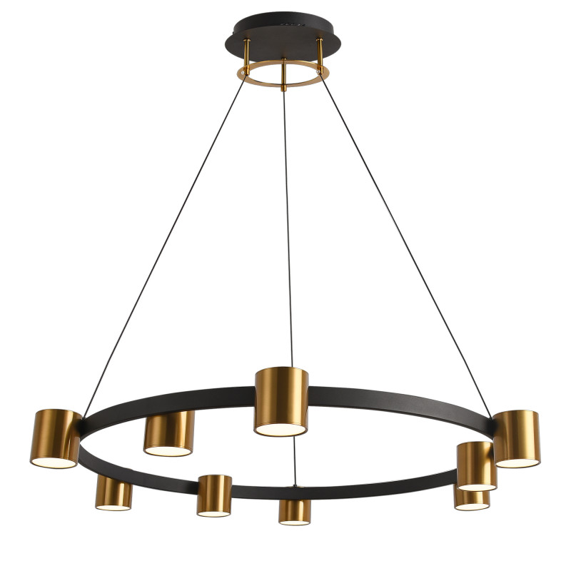 Подвесная люстра Natali Kovaltseva LED LAMPS 81129/7C BRASS BLACK 86light modern wall lamps brass