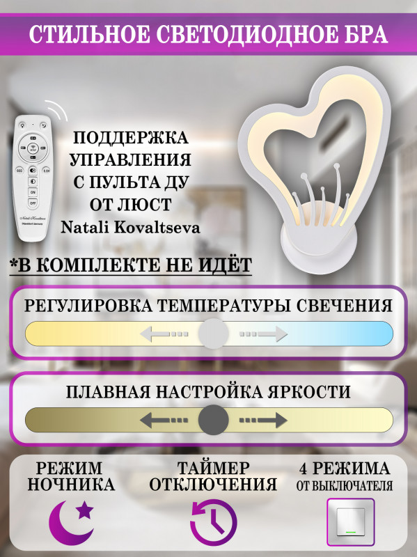 Бра Natali Kovaltseva LED LAMPS 81133/1W