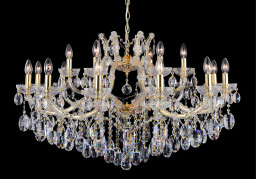 Подвесная люстра Crystal Lux HOLLYWOOD SP12+6 GOLD