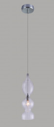Подвесной светильник Crystal Lux IRIS SP1 B TRANSPARENT
