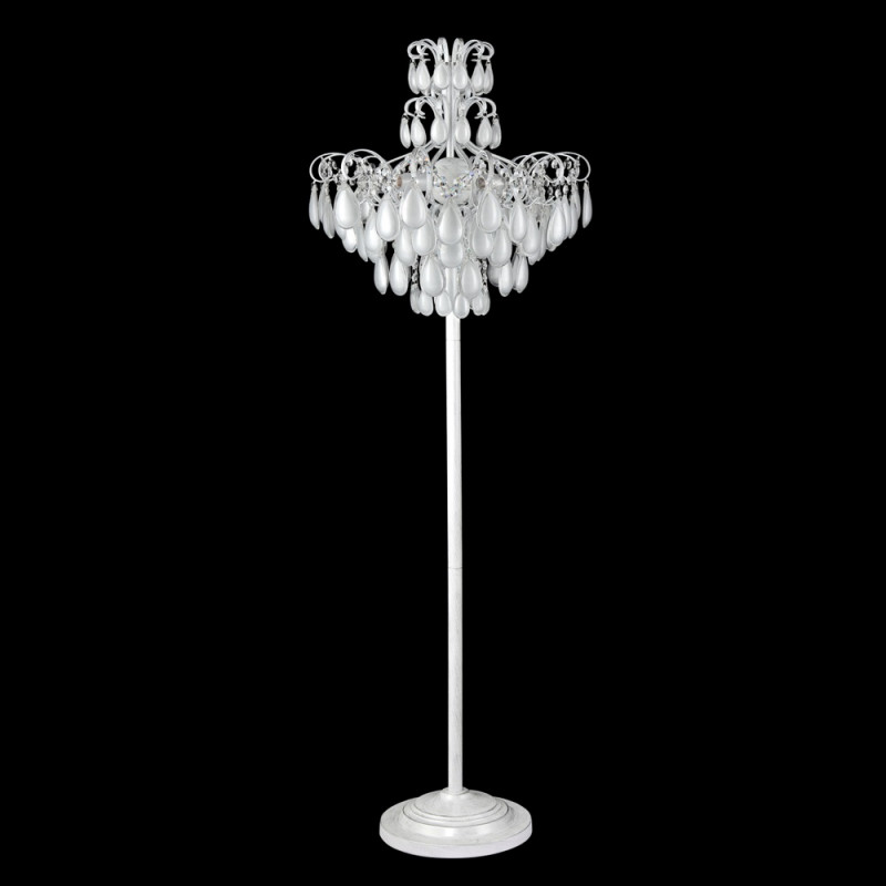 потолочный светильник crystal lux sevilia pl6 silver серебро белый Торшер Crystal Lux SEVILIA PT4 SILVER