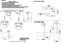 Светильник на шине Crystal Lux CLT 0.31 005 WH