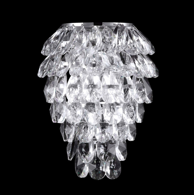 Бра Crystal Lux CHARME AP3 CHROME/TRANSPARENT декор la platera boheme dec charme 50x60 см