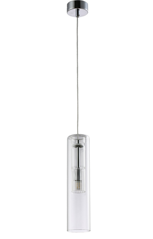 Подвесной светильник Crystal Lux BELEZA SP1 F CHROME бра crystal lux hollywood ap2 chrome
