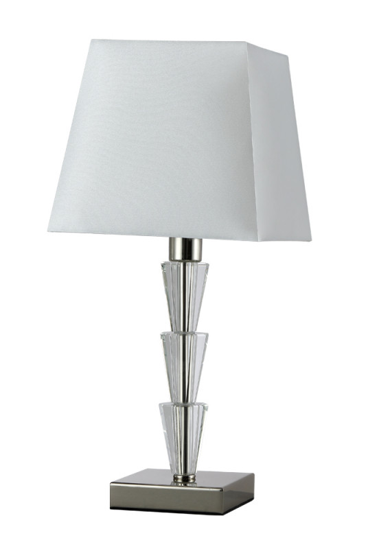 Настольная лампа Crystal Lux MARSELA LG1 NICKEL подвесная люстра crystal lux marsela sp pl8 nickel
