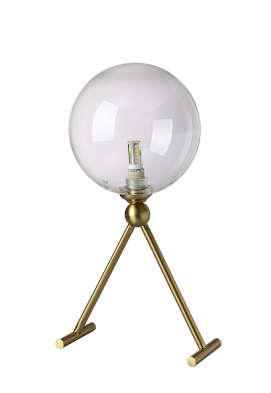 Настольная лампа Crystal Lux ANDRES LG1 BRONZE/TRANSPARENTE бра crystal lux andres ap1 bronze transparente