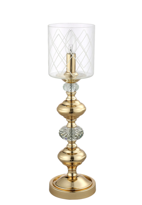 Настольная лампа Crystal Lux GRACIA LG1 GOLD настольная лампа crystal lux francisca lg1 gold cognac