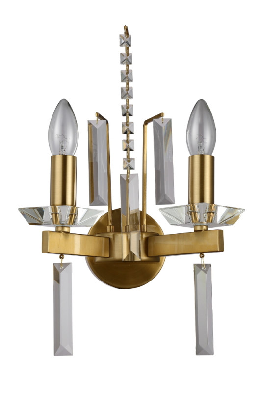 Бра Crystal Lux MARRON AP2 BRASS подвесная люстра crystal lux marron sp8 brass
