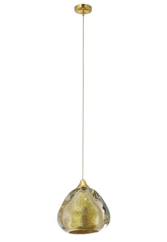 Подвесной светильник Crystal Lux VERANO SP1 GOLD подвесной светильник crystal lux verano sp1 gold прозрачный золото