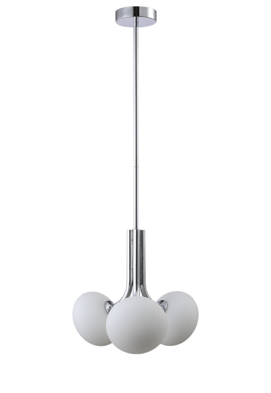 Подвесная люстра Crystal Lux ALICIA SP3 CHROME/WHITE люстра на штанге crystal lux alicia sp7 chrome white