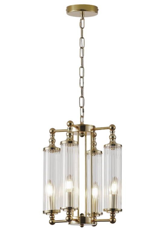 Подвесная люстра Crystal Lux TOMAS SP4 BRASS подвесная люстра crystal lux tomas sp8 l1000 brass